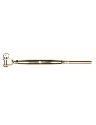 Spanner RVS gaffel- en studterminal 5 mm M10 | Shipsworld