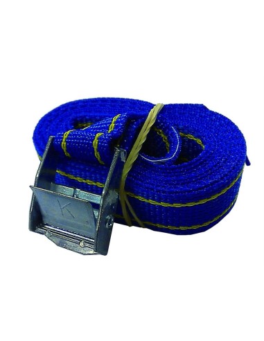 U-Rope Spanband met gesp 2.0 m x 25 mm blauw | Shipsworld