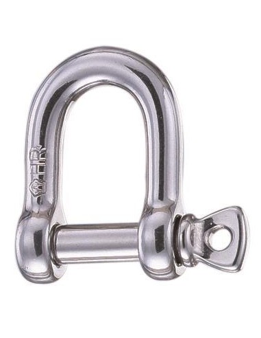 Wichard D-sluiting HR RVS 10 mm | Shipsworld
