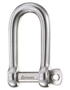 Wichard D-sluiting lang RVS 8 mm | Shipsworld