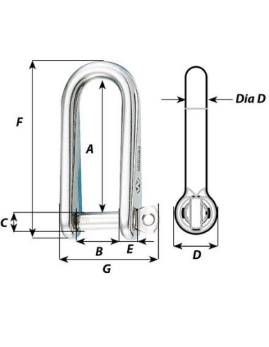 Wichard Tack Sluiting Zelfborgend 6 mm | Shipsworld