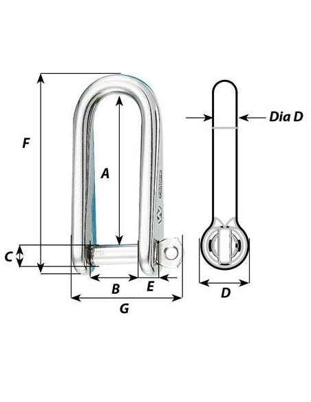 Wichard Tack Sluiting Zelfborgend 6 mm | Shipsworld