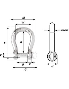 Wichard Harpsluiting RVS 20 mm | Shipsworld 2