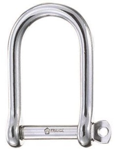 Wichard D-sluiting RVS 5 mm zelfborgend | Shipsworld