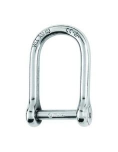 Wichard RVS D-sluiting lang 6 mm | Shipsworld