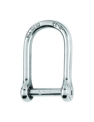 Wichard RVS D-sluiting lang 6 mm | Shipsworld