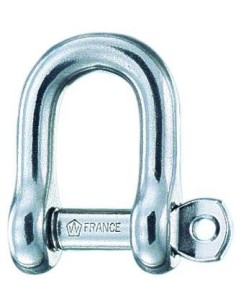 Wichard D-sluiting gevangen pin RVS 8 mm | Shipsworld