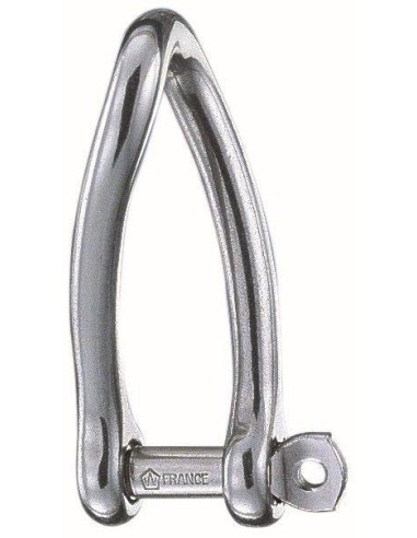Wichard Gedraaide D-sluiting 8mm RVS | Shipsworld