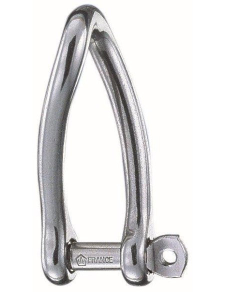 Wichard D-sluiting Gedraaid RVS 10mm | Shipsworld