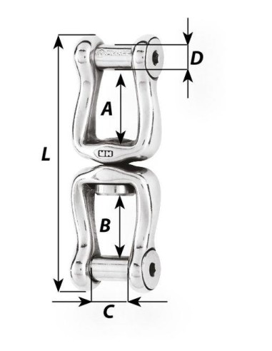 Wichard Wartel HR RVS 80 mm | Shipsworld