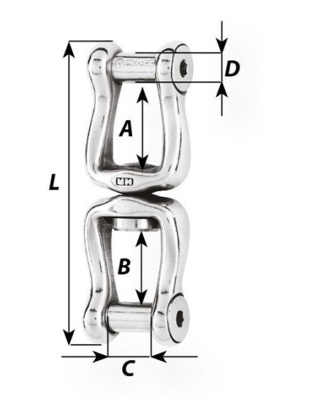 Wichard Wartel HR RVS 80 mm | Shipsworld