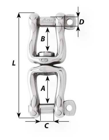 Wichard Wartel HR RVS 80 mm | Shipsworld