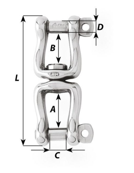 Wichard Wartel HR RVS 80 mm | Shipsworld