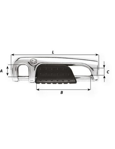 Wichard Zelfborgende Zeerelinghaak RVS M6 x100 mm | Shipsworld