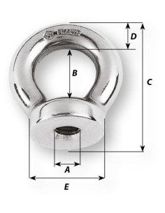 Wichard Oogmoer RVS M10 8x36 mm | Shipsworld 2