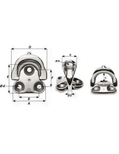 Wichard Dekoog Scharnierend 6 mm | Shipsworld 2