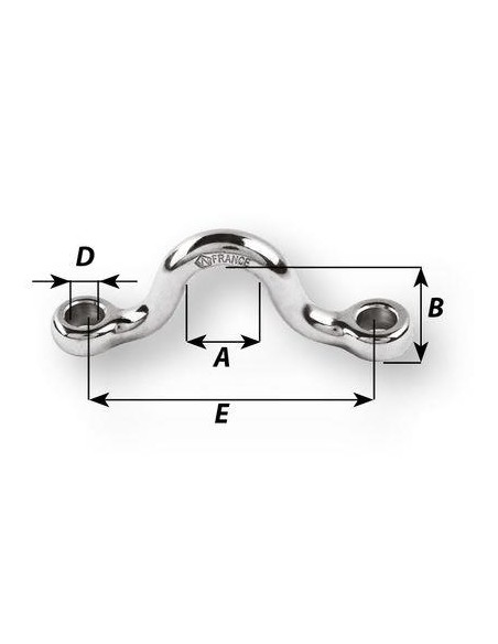Wichard Dekbeugel HR RVS 4 mm | Shipsworld