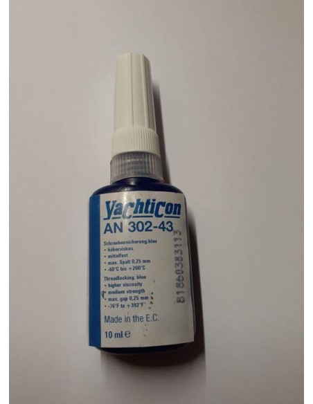 Yachticon Schroefdraadborging Blauw 10ml | Shipsworld