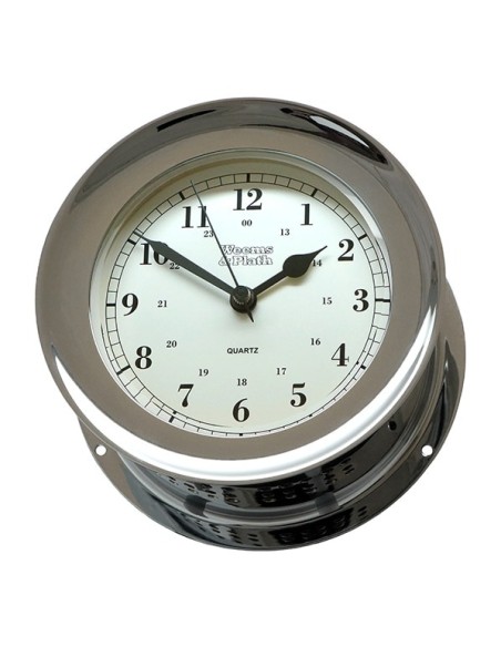 Atlantis - Quartz Klok - Verchroomd - 138 mm
