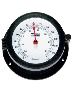 Bluewater - Thermometer - Zwart Kunststof - 140 mm