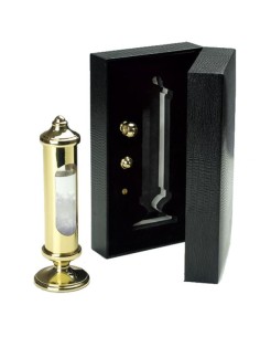 Stormglas Weems - Messing - In Zwarte Geschenkdoos
