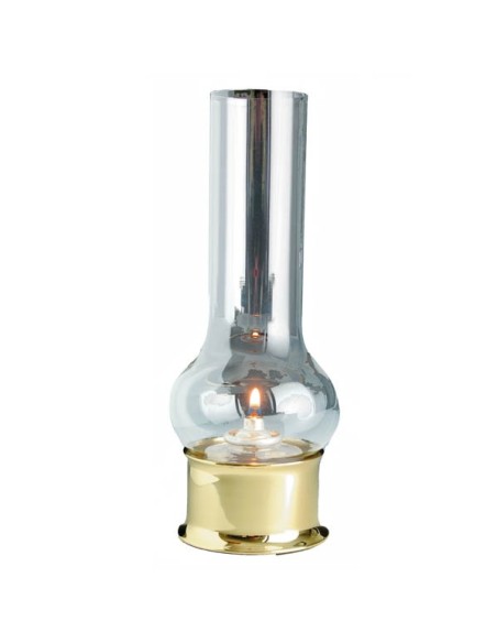 Companion Lamp - Tafellamp - Messing - Met Glazen Schoorsteen