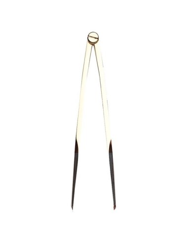 Rechte Verdeelpasser - Messing - 203 mm