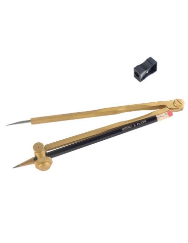 Potloodpasser - Professioneel - Messing - 210 mm