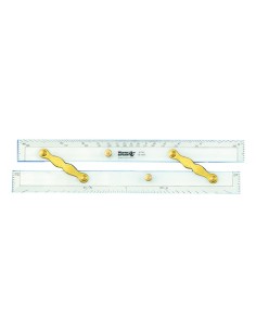Parallelliniaal - Messing Armen - Deluxe - 381 mm