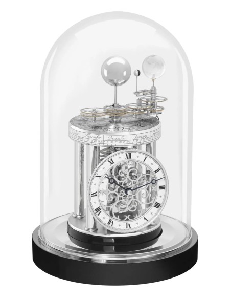 Hermle Astrolabium zwart – zilver onder glas