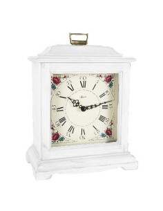 Hermle Austen tafelklok wit – brocante look, quartz