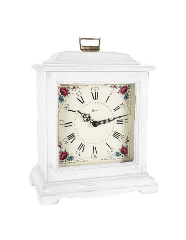 Hermle Austen tafelklok wit – brocante look, quartz