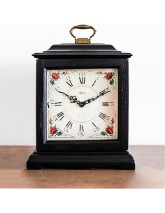 Hermle Austen tafelklok zwart – stoer vintage, quartz