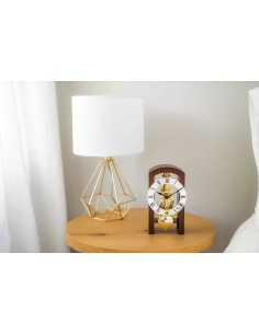 Hermle Boston tafelklok notenhout – klein & mechanisch