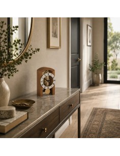 Hermle Boston tafelklok kersenhout – zonnig & open 2