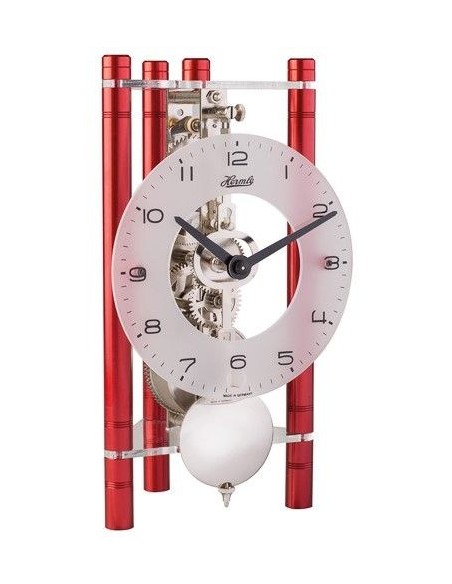 Hermle Transmission tafelklok – rood