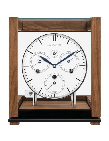 Hermle Perpetual Calendar notenhout/wit – warm & precies