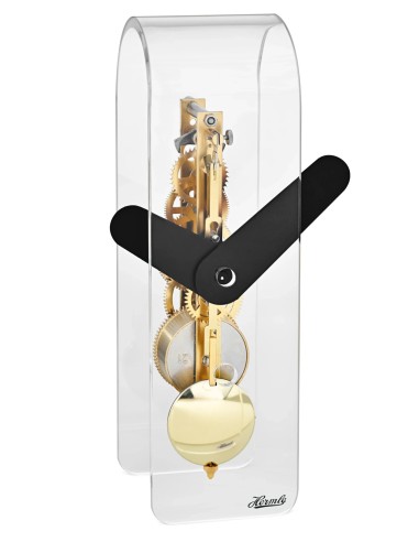Hermle Miles acrylklok – zwart-goud
