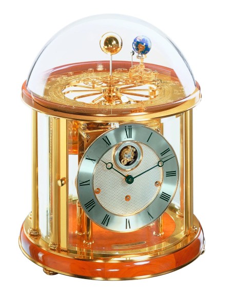 Hermle Tellurium Tourbillon Messing kersenhout – oud & nieuw
