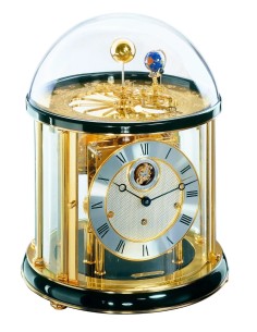 Hermle Tellurium Tourbillon Messing zwart-goud – luxe