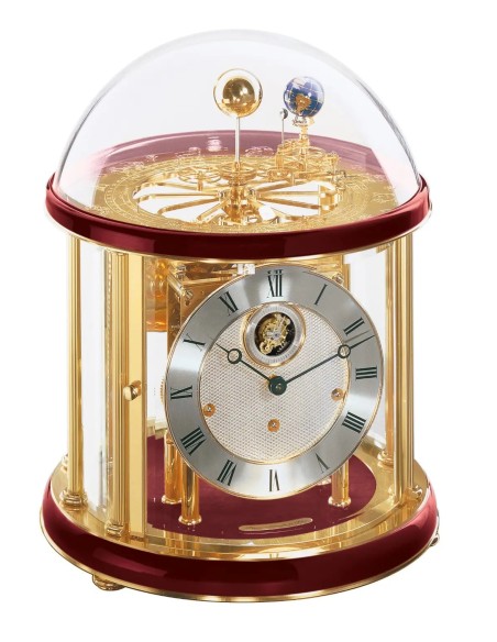 Hermle Tellurium Tourbillon Messing rood-goud – feestelijk