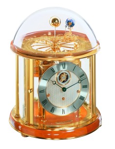 Hermle Tellurium Tourbillon Messing rood-goud – feestelijk 2