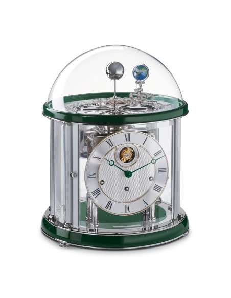 Hermle Tellurium Tourbillon Chroom groen – met tourbillon