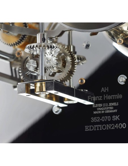 Hermle Tellurium Tourbillon Chroom groen – met tourbillon