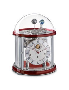 Hermle Tellurium Tourbillon Chroom rood – opvallend