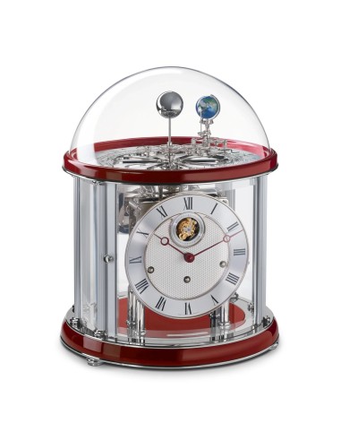 Hermle Tellurium Tourbillon Chroom rood – opvallend