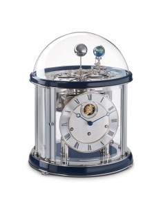 Hermle Tellurium Tourbillon Chroom blauw – nachtblauw