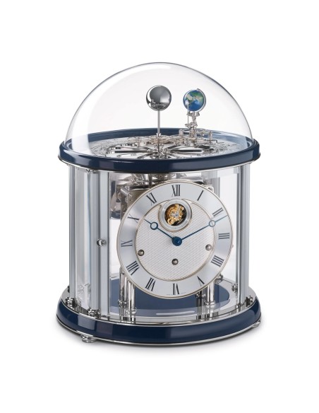 Hermle Tellurium Tourbillon Chroom blauw – nachtblauw