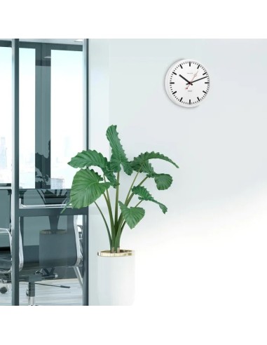 Hermle Grand Central wandklok – wit, quartz