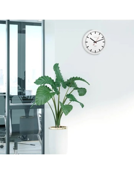 Hermle Grand Central wandklok – wit, quartz